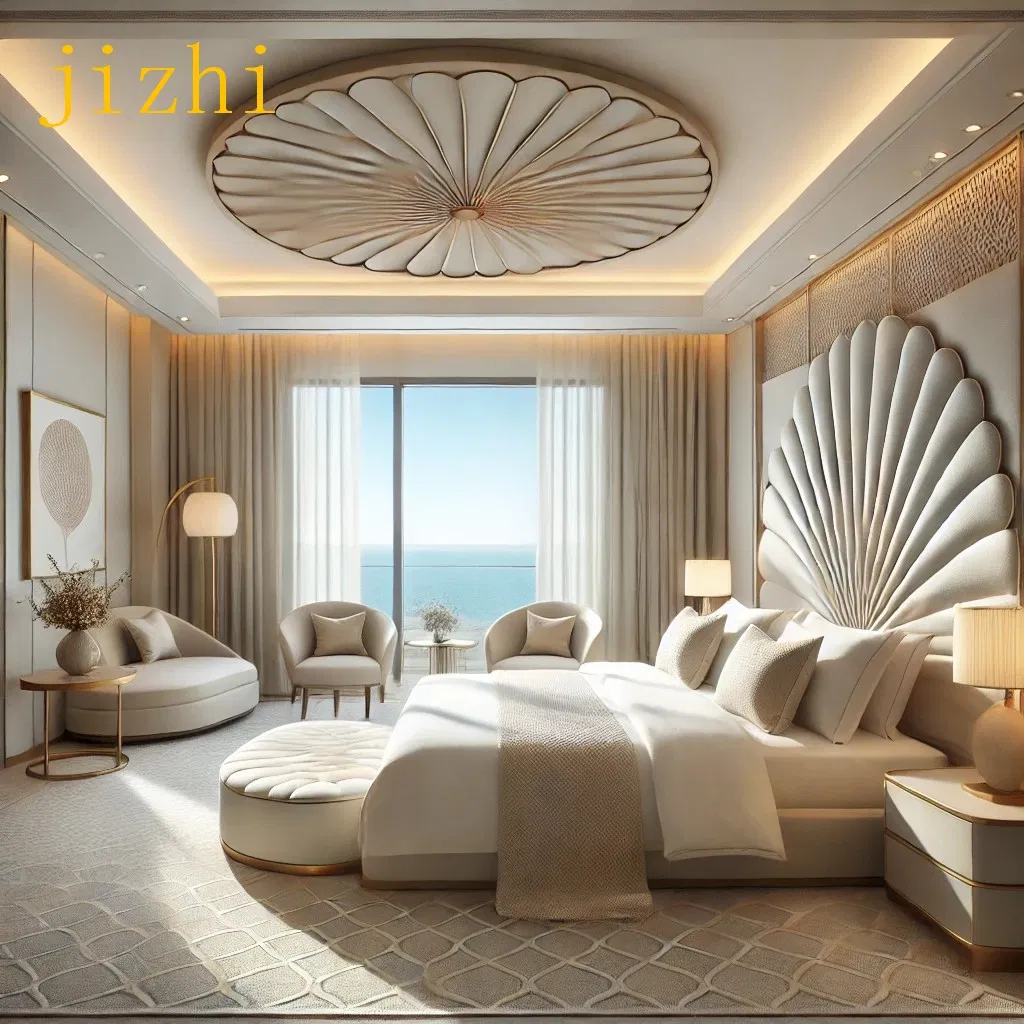 Eco-Friendly Hotel Bedroom Furniture FSC Certified Sustainable Wooden Hotel Bedroom Set with Anti-Scratch Surface for Hotel Suit