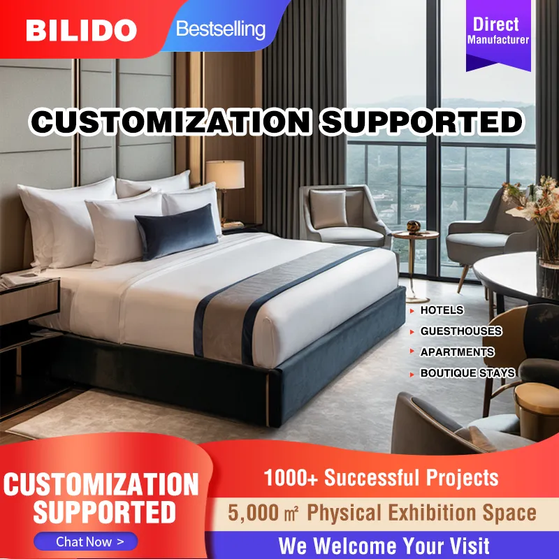Eco-Friendly Hotel Bedroom Furniture Set & Sustainable Wooden Furniture. Choose This Green Furniture Set for Hospitality