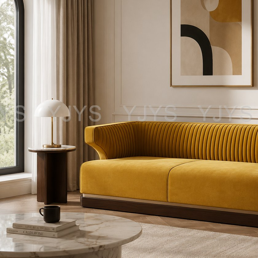Trim Detail Accent Sofa, Decorative Interior Furniture