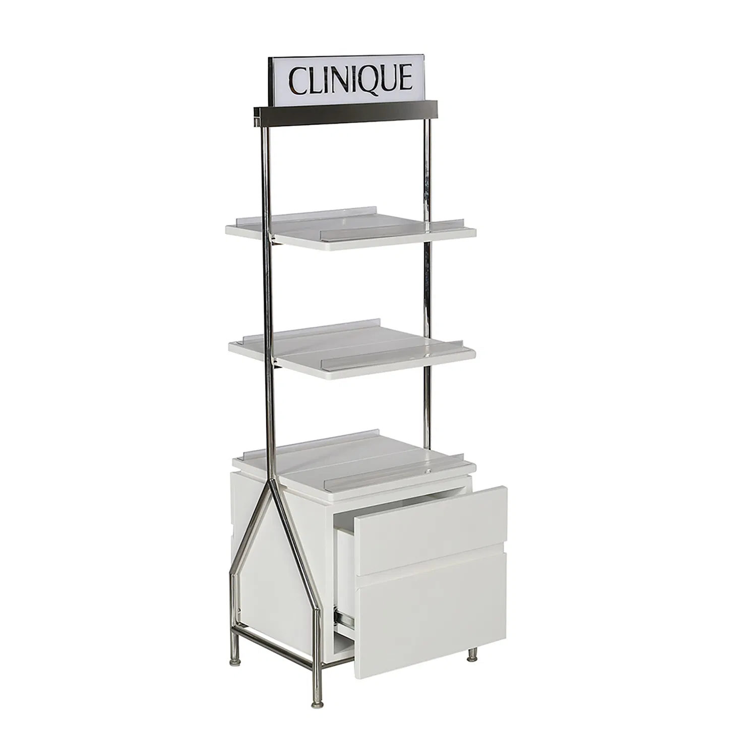 Energy Efficient Metal Display Rack for Conservation, Eco-Friendly Retail Shelving Solution, Sustainable Display Stand for Stores