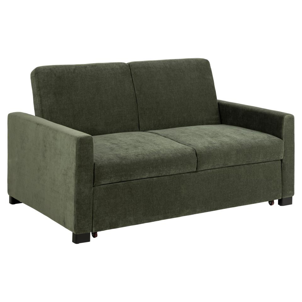 Modern Fabric Sofa Bed with Storage Space 2-in-1 Sleeper Sofa for Small Apartment