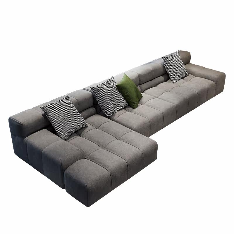 Wholesale Puff Sofa Puffy Cloud Couch Marshmallow Corduroy Velvet Lazy Sofa Modern Living Room Furniture Distributors Bulk Order