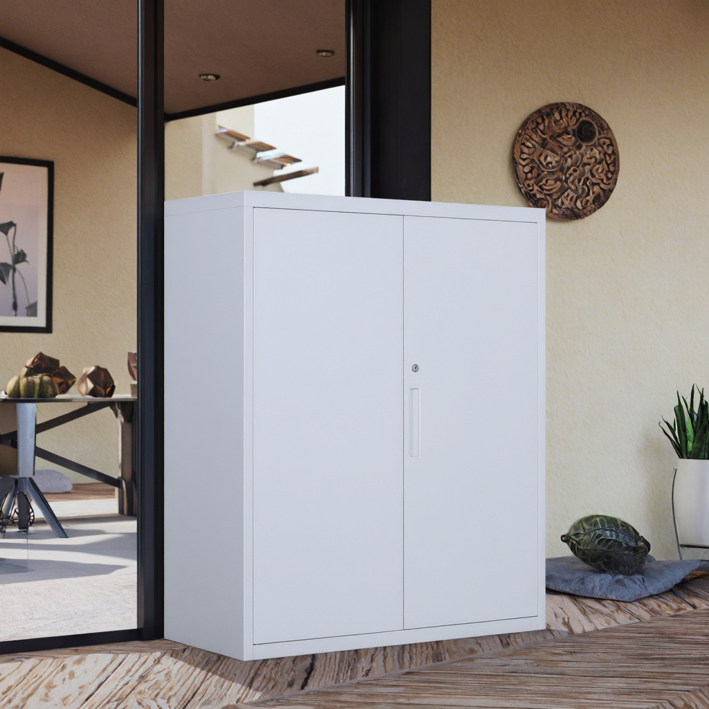 Wholesale Modern Commercial Metal Floor Standing Steel Filing Cabinet for Basement Entryway Hallway Living Room
