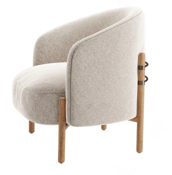 Cozy Soft Padded Armchair Tufted Decorative Teddy Upholstered Armchair Accent Lounge Chairs for Living Room