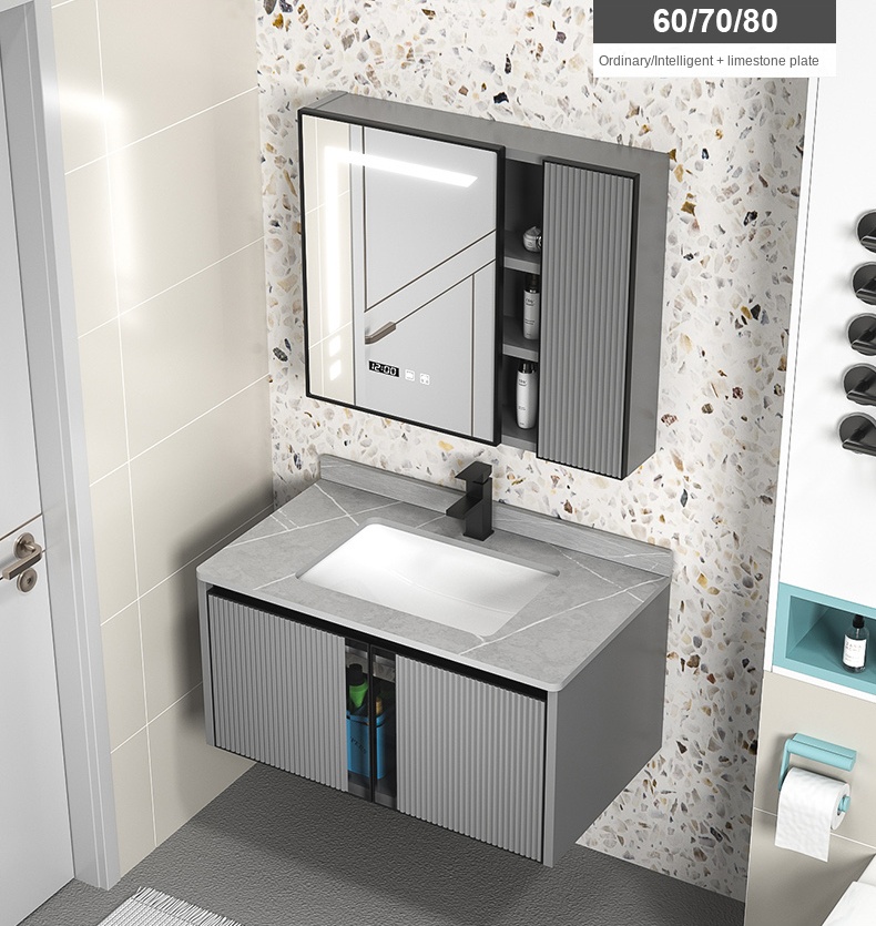 Modern Luxury American Bathroom Vanity Cabinets for Apartment Use