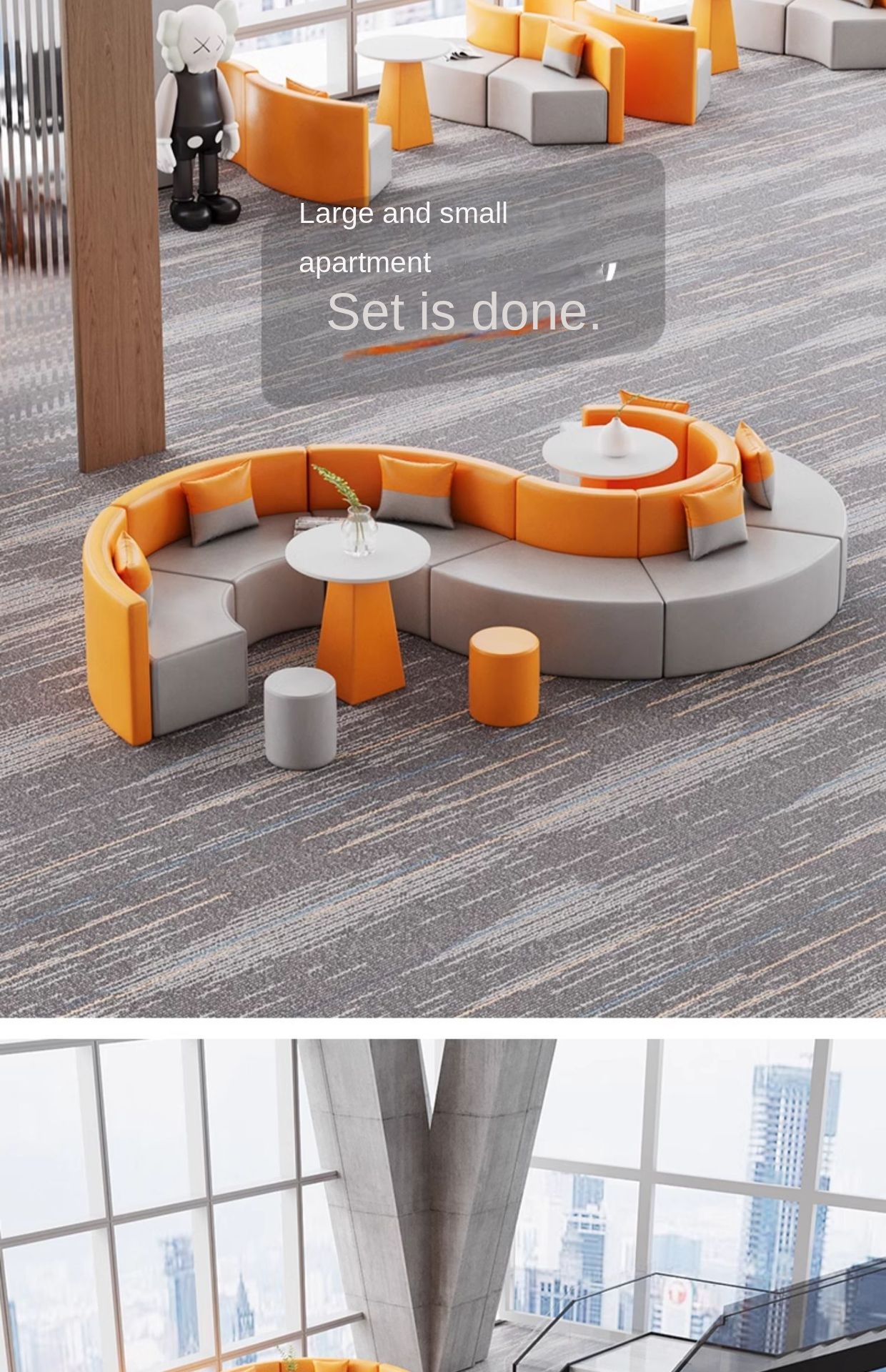Modular Sectional Seat Layout