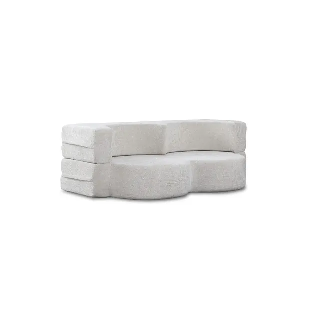 Sofa with Wood Trim Accent on Base for Extra Decorative Element