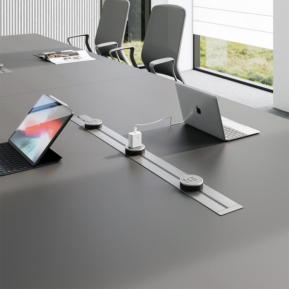 Modern Large Modular Conference Table For Home School Office Meeting Room Fashionable Wooden Material For 4 8 10 12 People