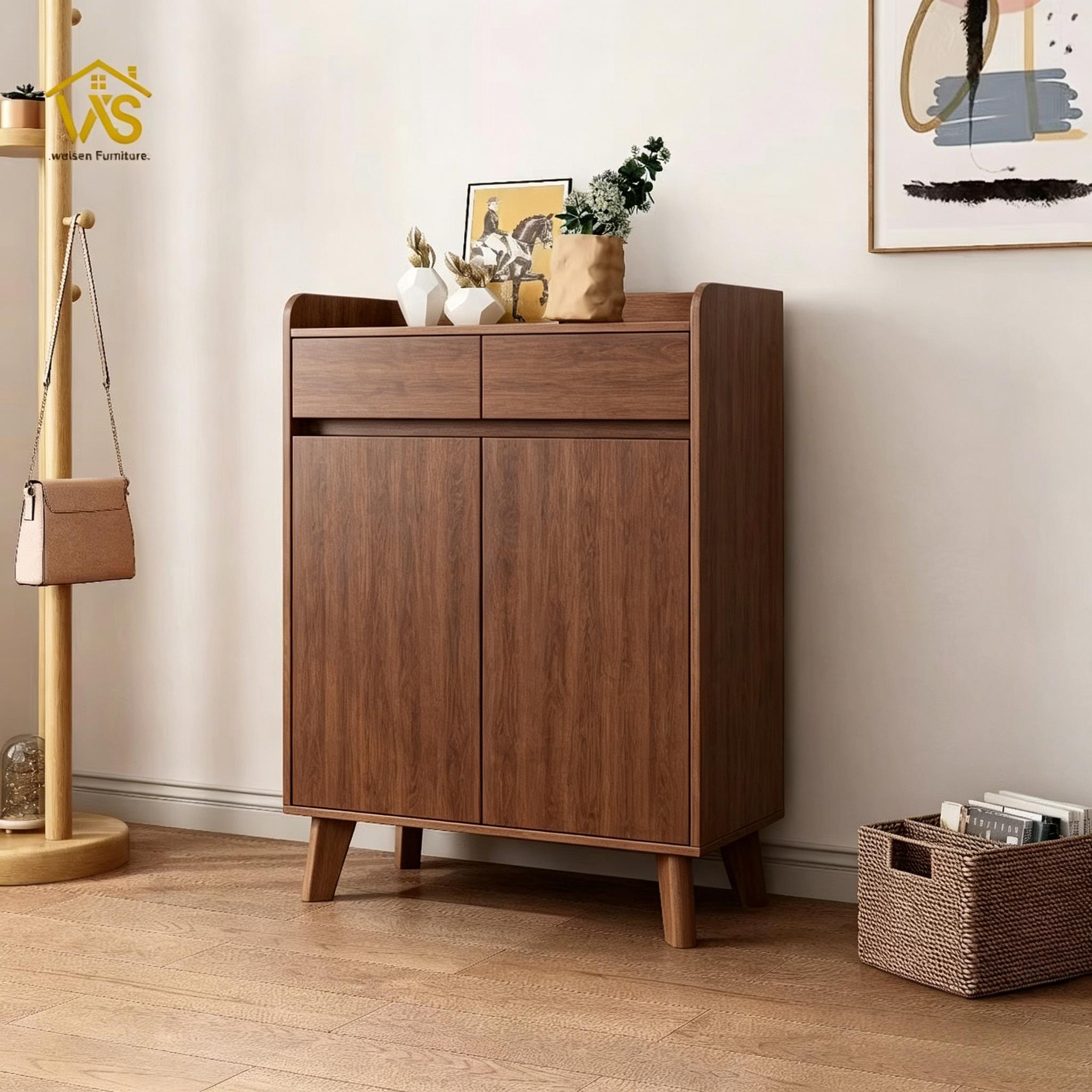 Strong Storage Shoe Cabinet for Home Entrance Corridor for Entry Foyer Entry Hall Simple Style Shoe Cabinet