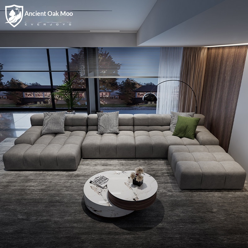 Wholesale Puff Sofa Puffy Cloud Couch Marshmallow Corduroy Velvet Lazy Sofa Modern Living Room Furniture Distributors Bulk Order