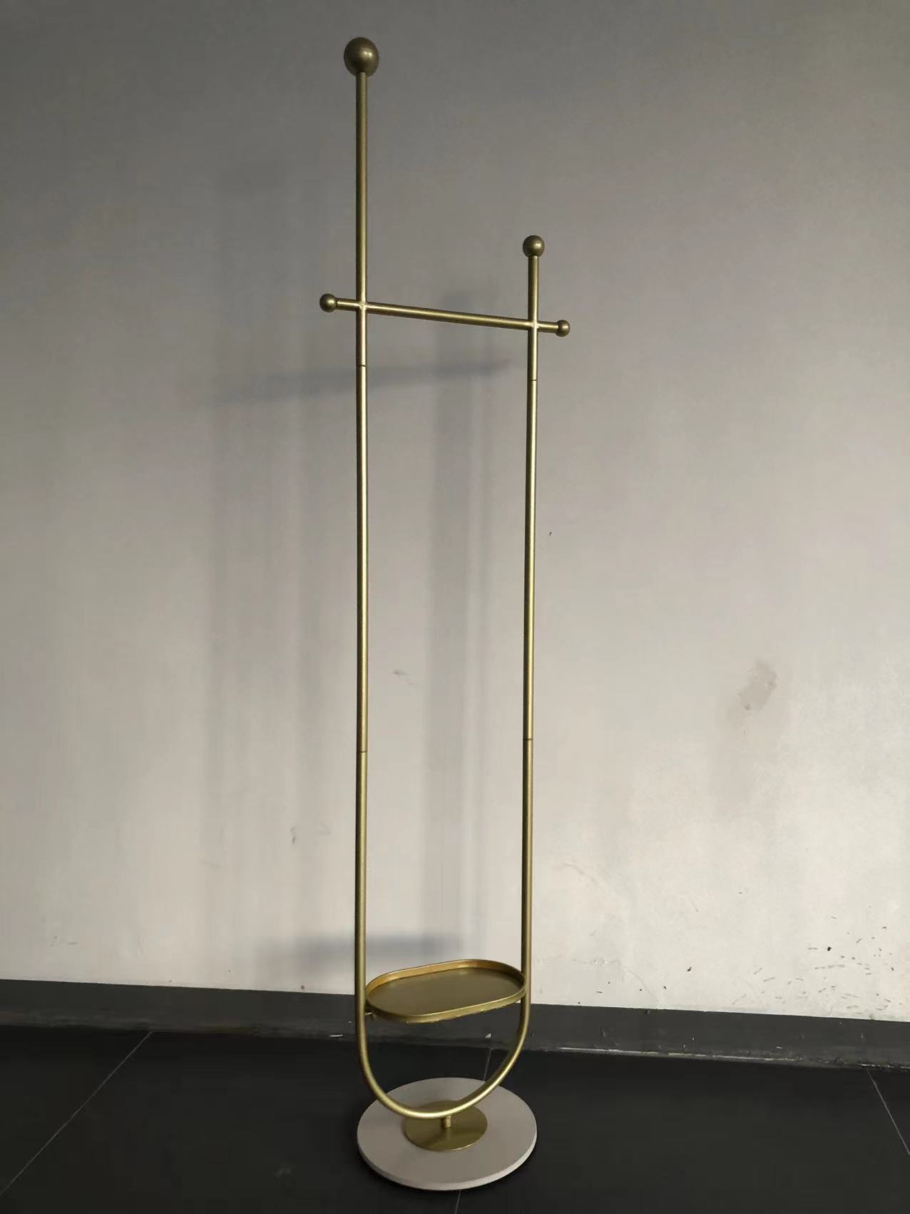 U Shaped Coat Rack with Shelves Modern Coat Stand for Entryway, Hallway, Bedroom, Office
