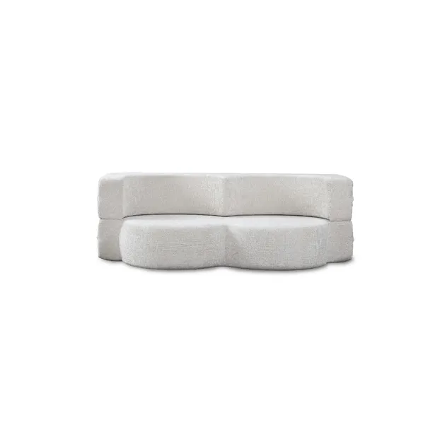 Sofa with Wood Trim Accent on Base for Extra Decorative Element