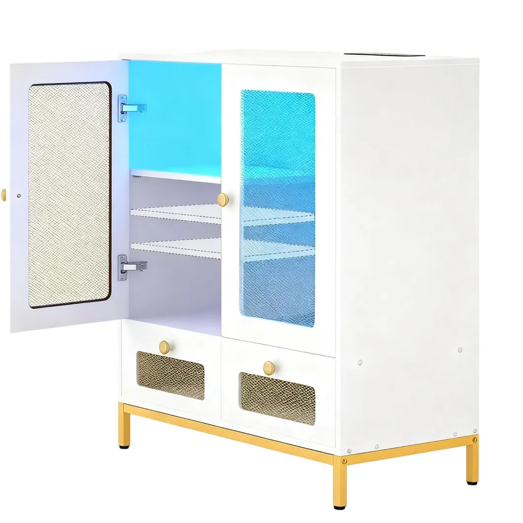 Sleek Modern Storage Cabinet Detail 6