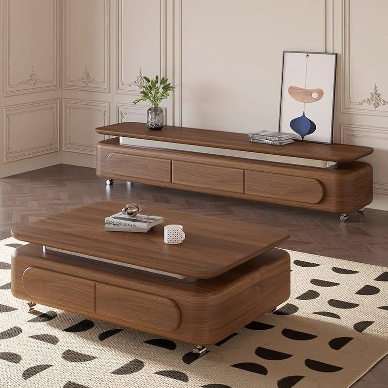 Durable Sustainable Decorative Coffee Table with Sturdy Legs for Home Living Room