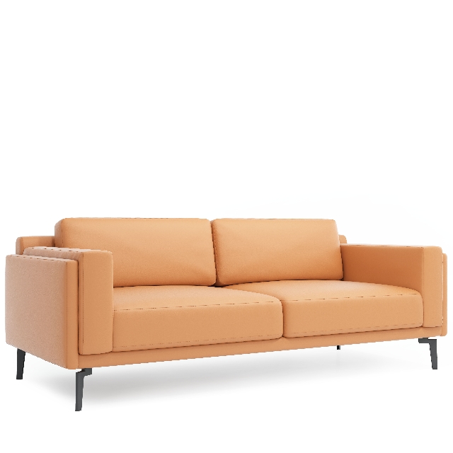 Xipi Office Sofa European Design Style Minimalist Wooden Steel Leather Modular Sectional Living Room Hotel School Outdoor Use Support customization