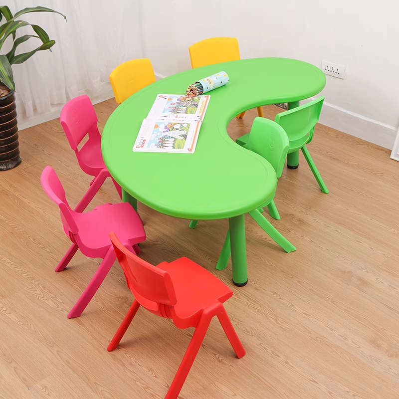 Children's Table and Chair Sets for Daycare Nursery Preschool Outdoor Kids Furniture School Desk School Furniture