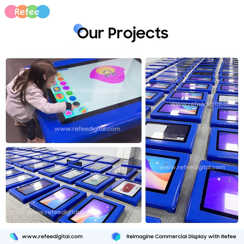 Conference Advertising Stand Menu Holder Led Coffee Touch Screen Table With Game Interactive Restaurant 16.7m,black 178 /178 5ms