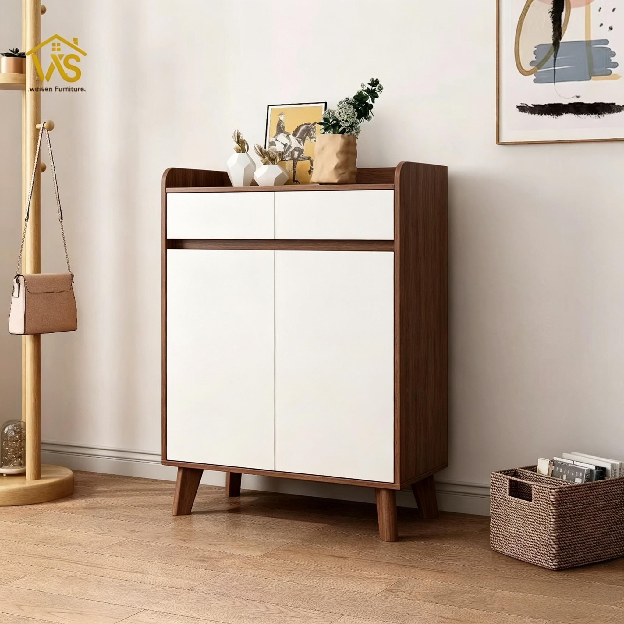 Strong Storage Shoe Cabinet for Home Entrance Corridor for Entry Foyer Entry Hall Simple Style Shoe Cabinet