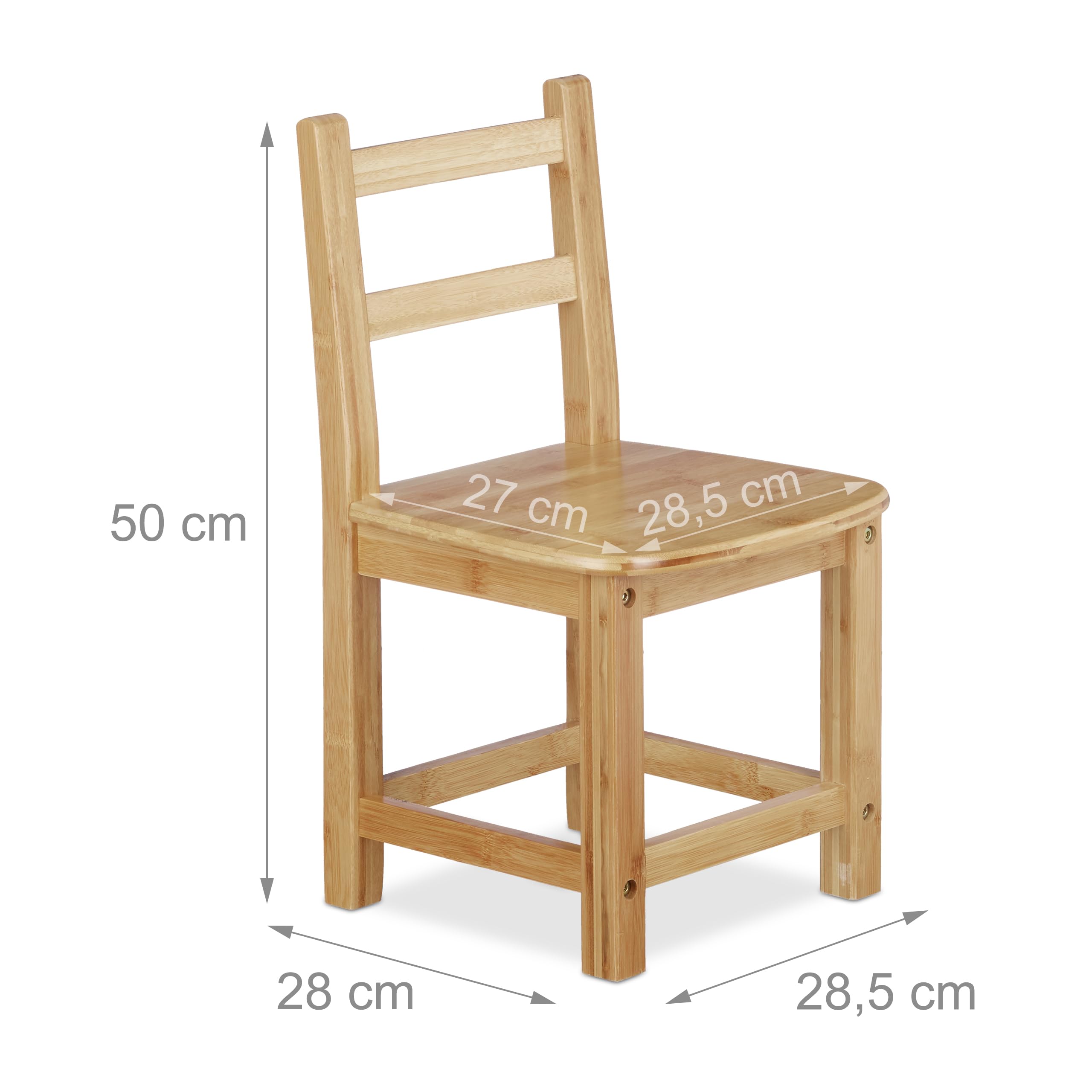 Winning Premium Solid Bamboo Seat High Quality Chairs Montessori Kindergarten Furniture Daycare Equipment and Supplies Chair Set