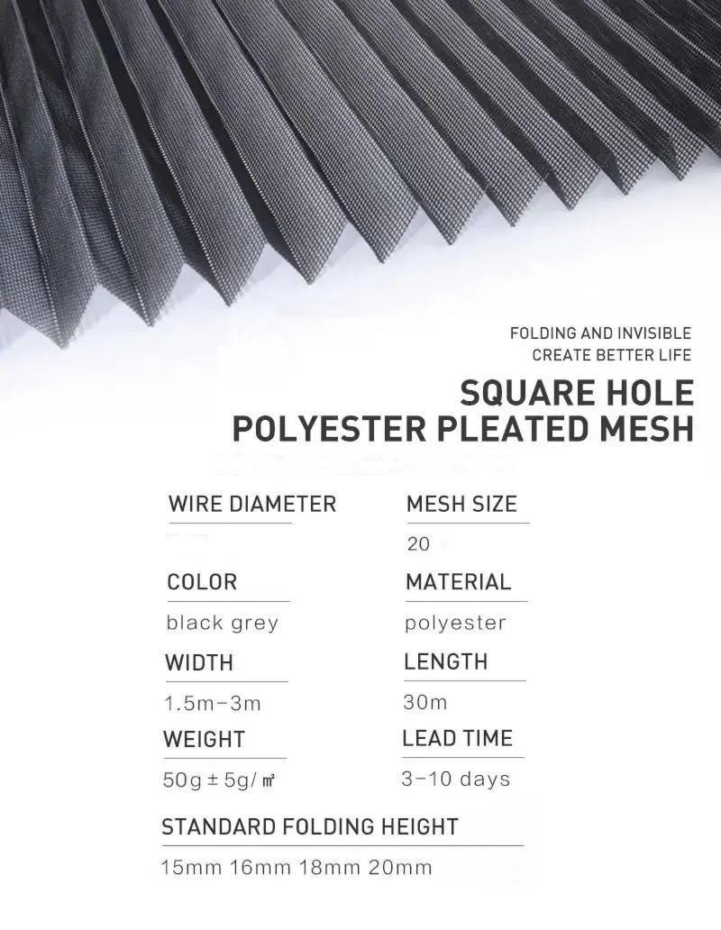 Pleated Window Screen Option 2
