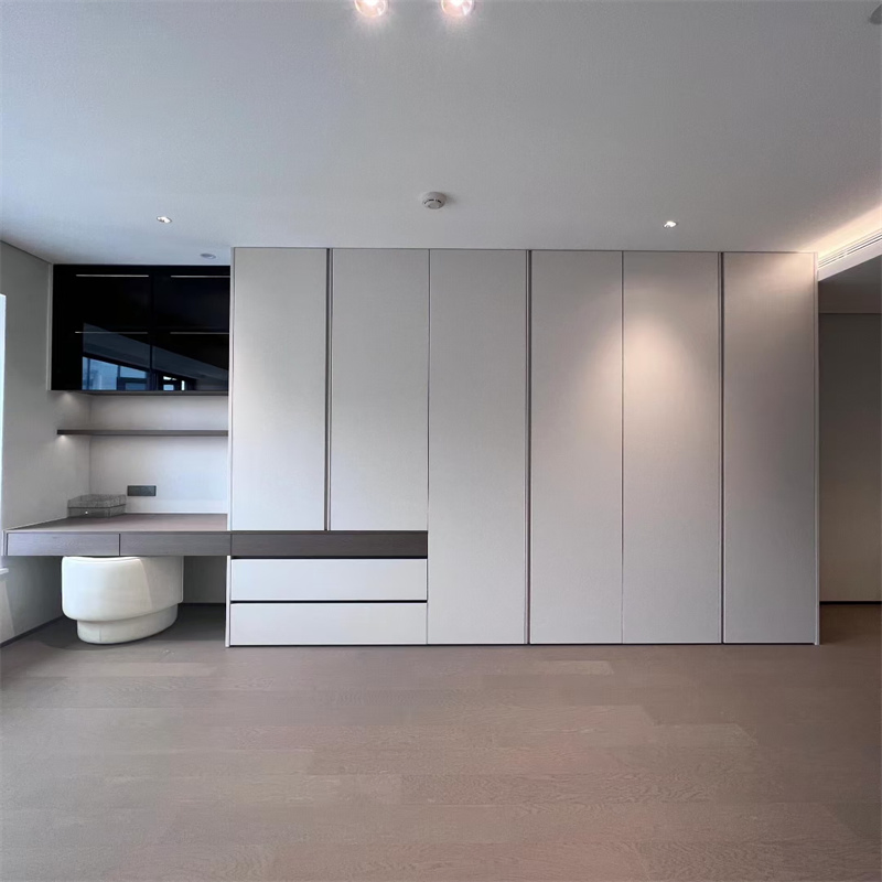 Eco Friendly Sustainable Manufactured Wood Material Finished Wardrobe