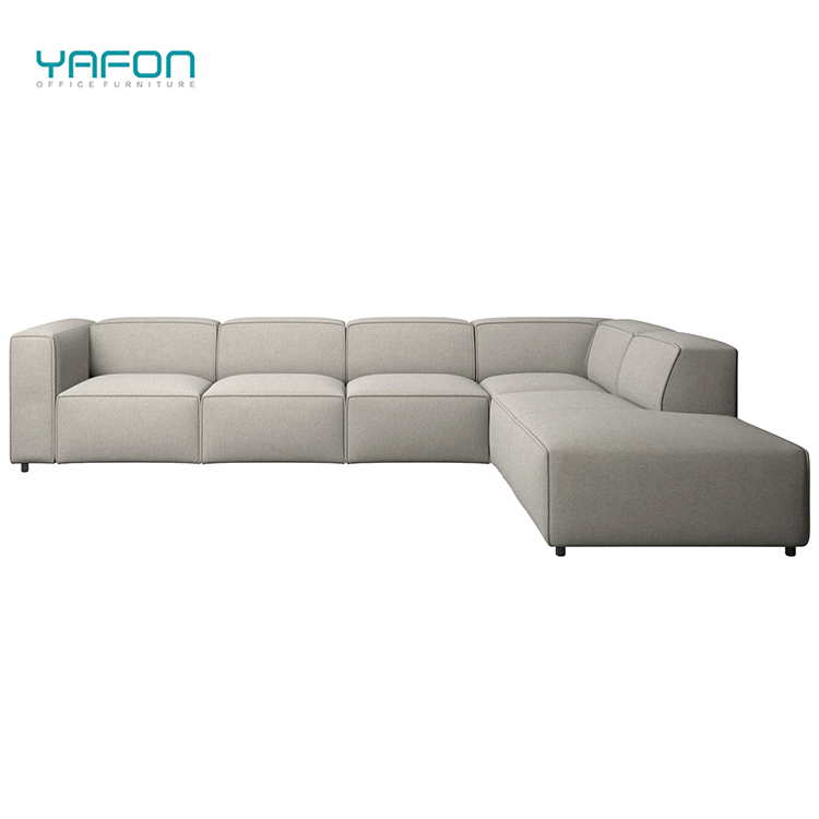 Modern Luxury L-Shape Sectional Corner Couch Sofa Set Fabric Modular Furniture for Home Office and Living Room