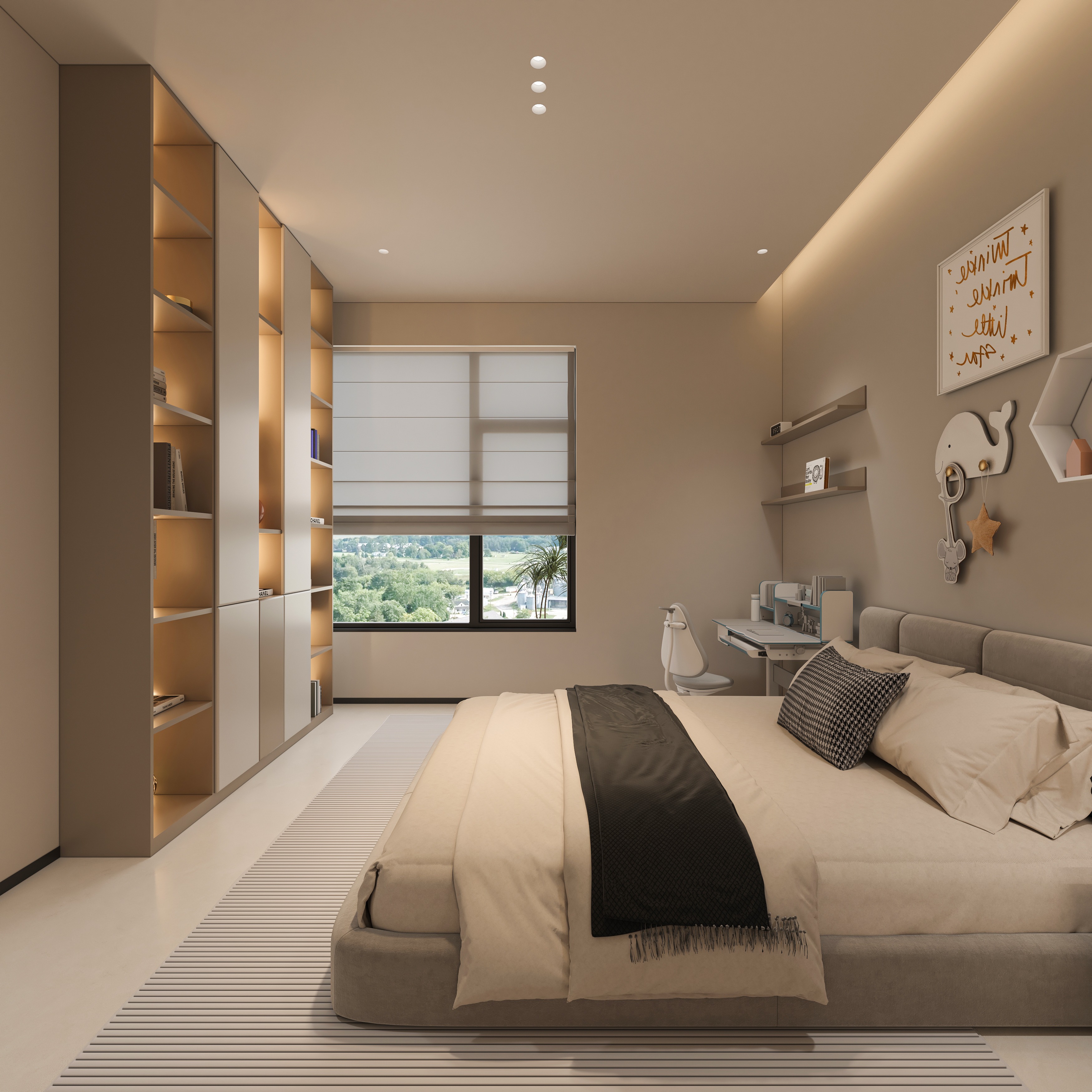 One Stop Design and Procurement Luxury Apartments Bedroom Sets Furniture European Style Multifunctional Saving Space