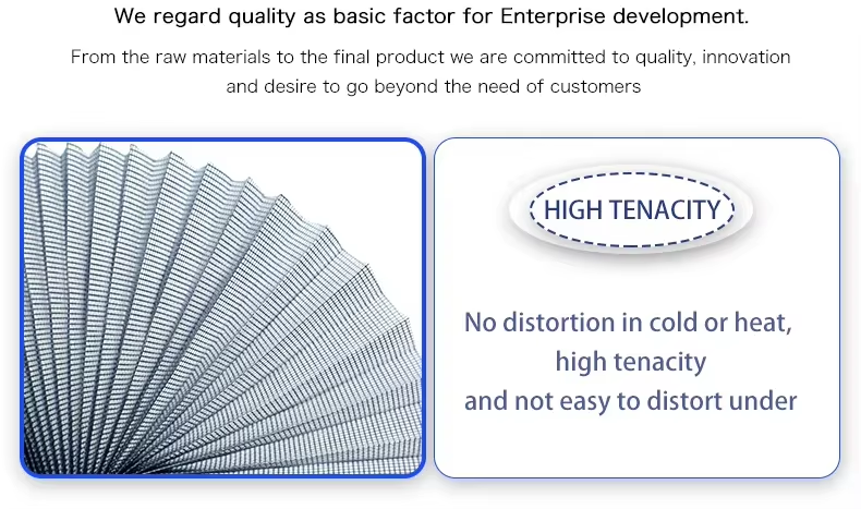 Pleated Window Screen Option 5