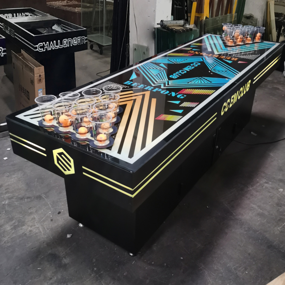 Wholesale LED - Lit Bar Table for Nightclub Gaming Event and Party Use with Customizable Neon Design