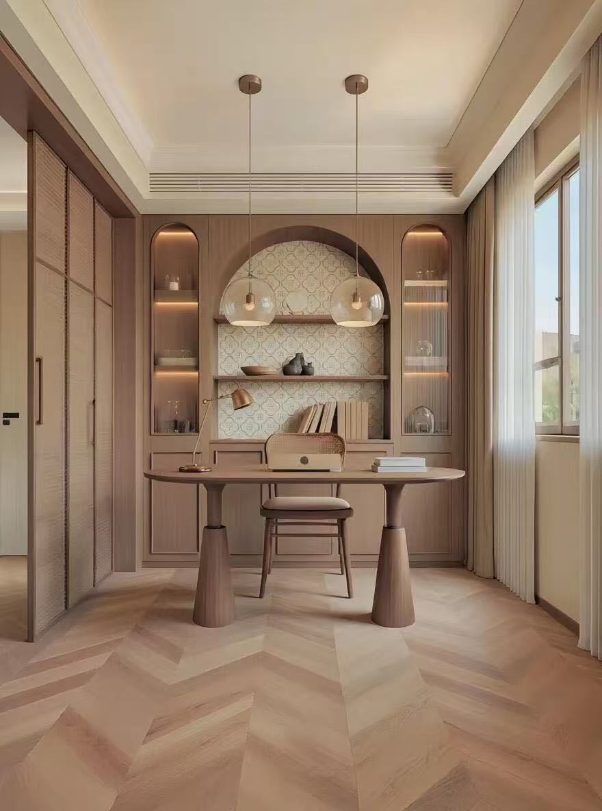 Small Apartment Living Room Cabinet Modern Customized Whole House Furniture Storage Display Cabinet Space Saving Design