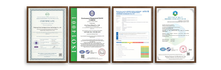 Certificates