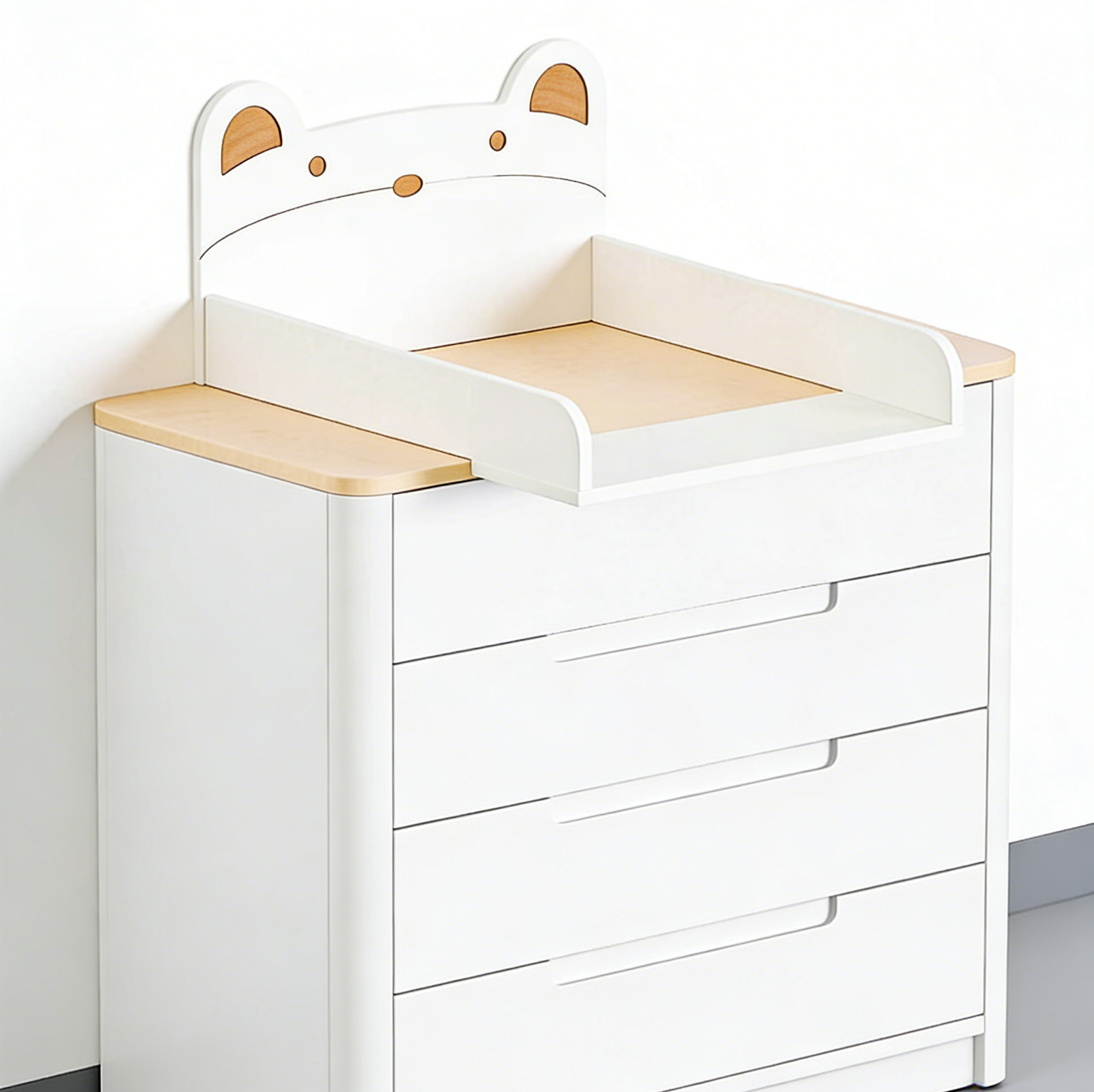 Customizable Montessori Wooden Changing Table for Nursery Daycare Preschool Kids Room Baby Care Furniture