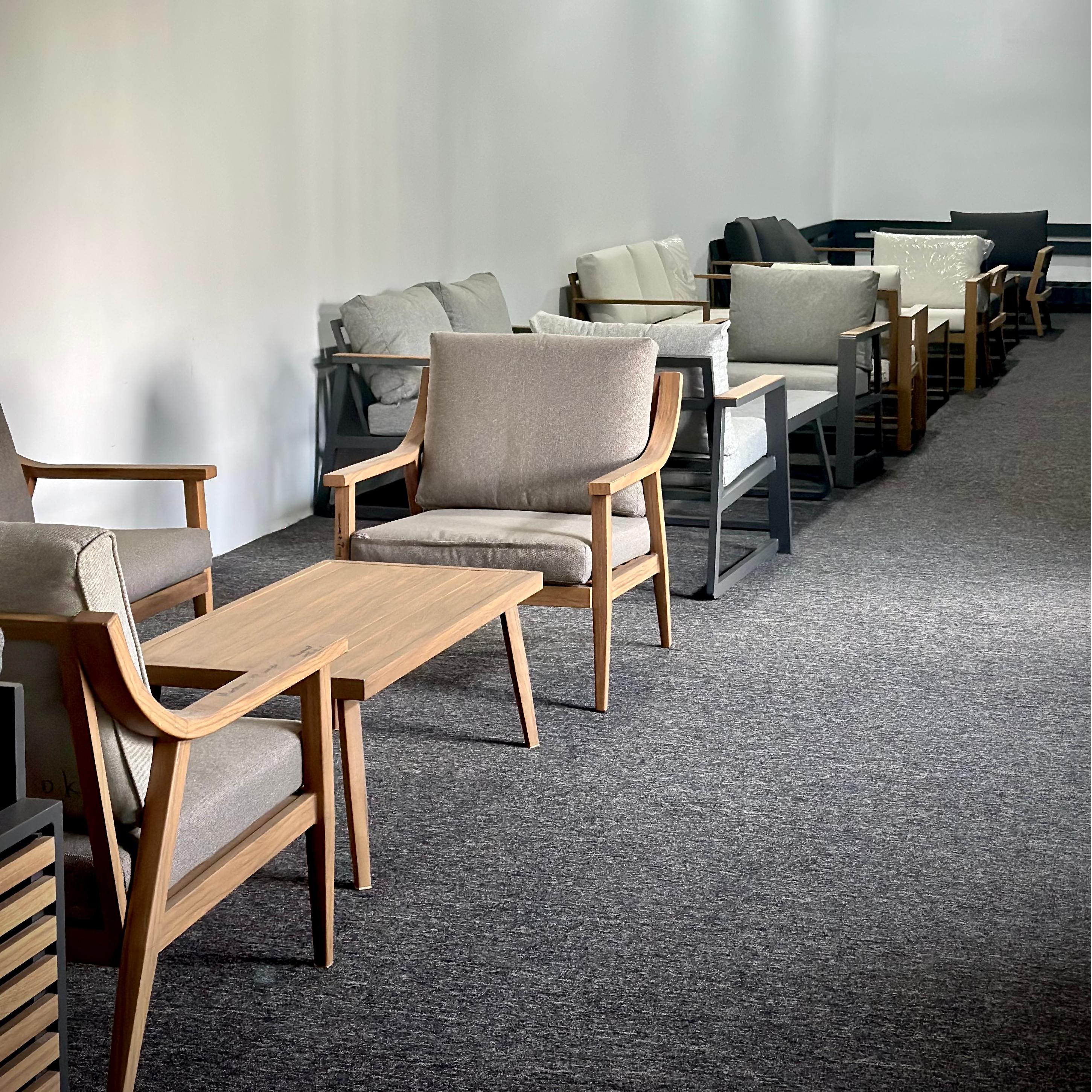 Minimalist Design Steel Frame with Waterproof Cushions Outdoor&amp;Indoor Furniture for Office Living Room