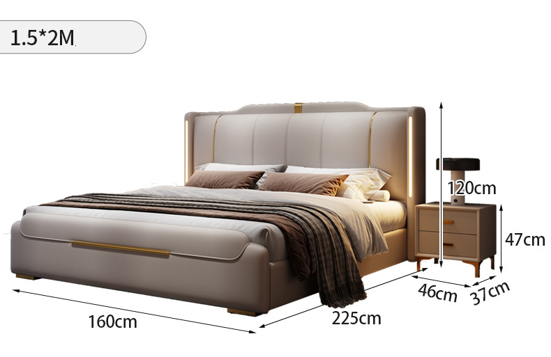 Soft Luxury Bed Detail 13
