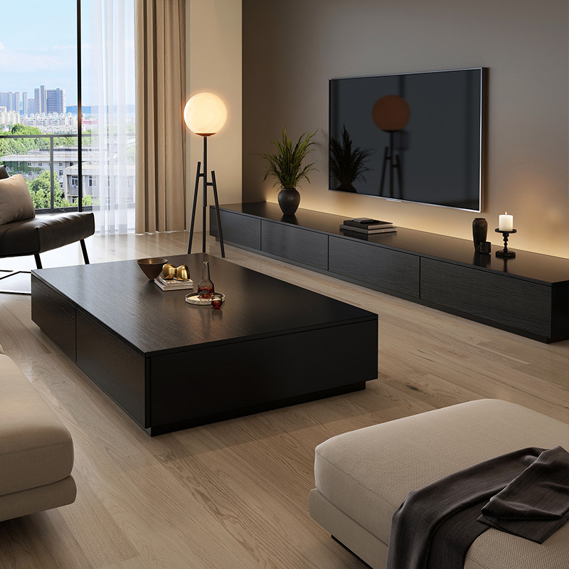 Minimalist Tea and Coffee Table Solid Wood Coffee Table for the Living Room Coffee Table in the Boss's Office