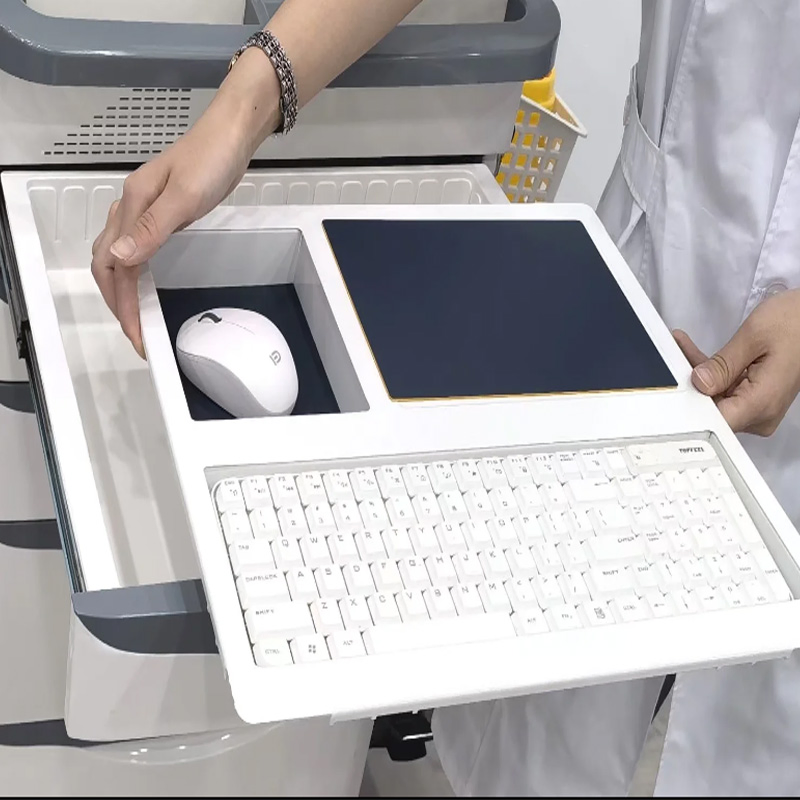 Mobile Nursing Computer Cart Medical Trolley Computer Mobile Control