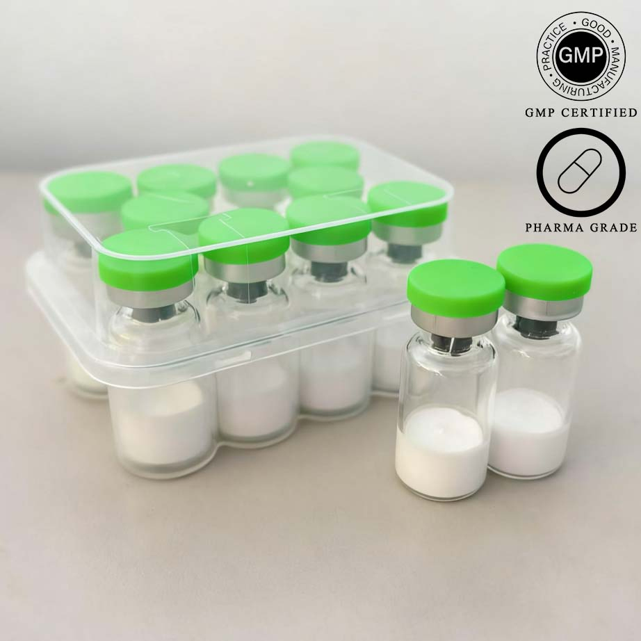 GMP Factory Wholesale Aging Peptide Glow Promote Repair Beauty Products Glow Peptides Powder Vial