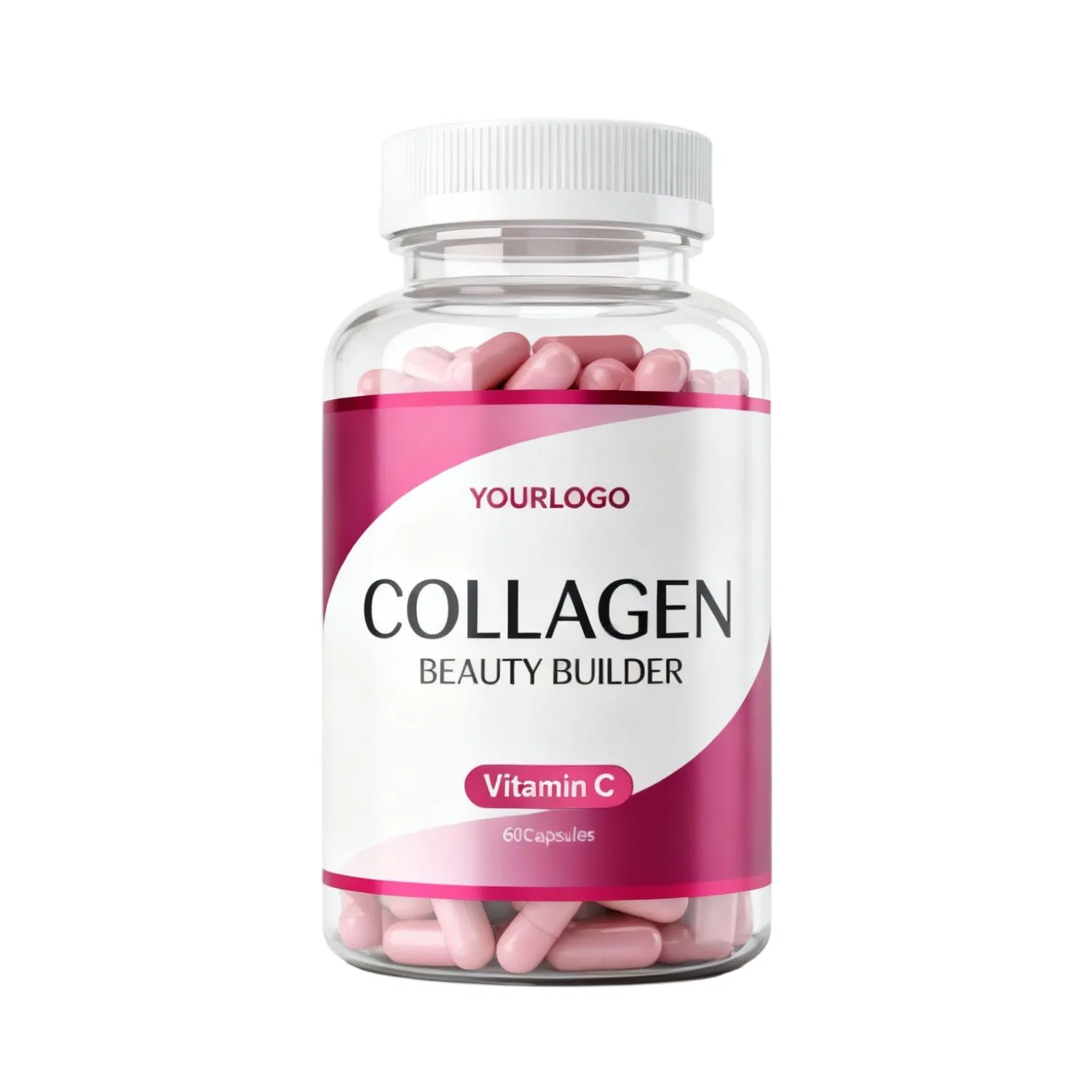 OEM Skin Health Supplement Capsule Skin Care Pure Collagen Capsule Drink Vitamin C Collagen Capsule for Skin Beauty
