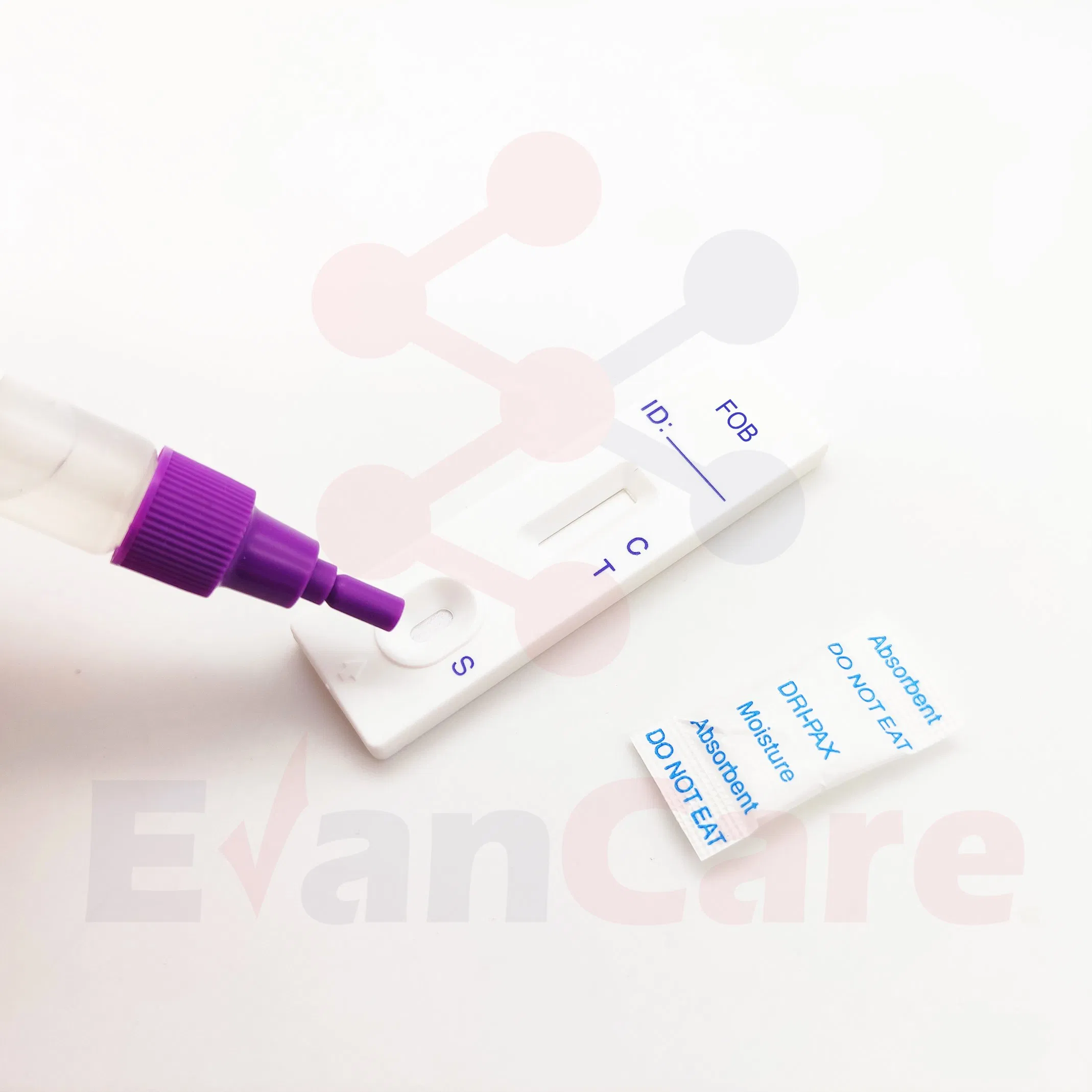 Evancare Fob Rapid Diagnostic Feces Test Kit Tumor Marker Fecal Occult Blood Test Equipment