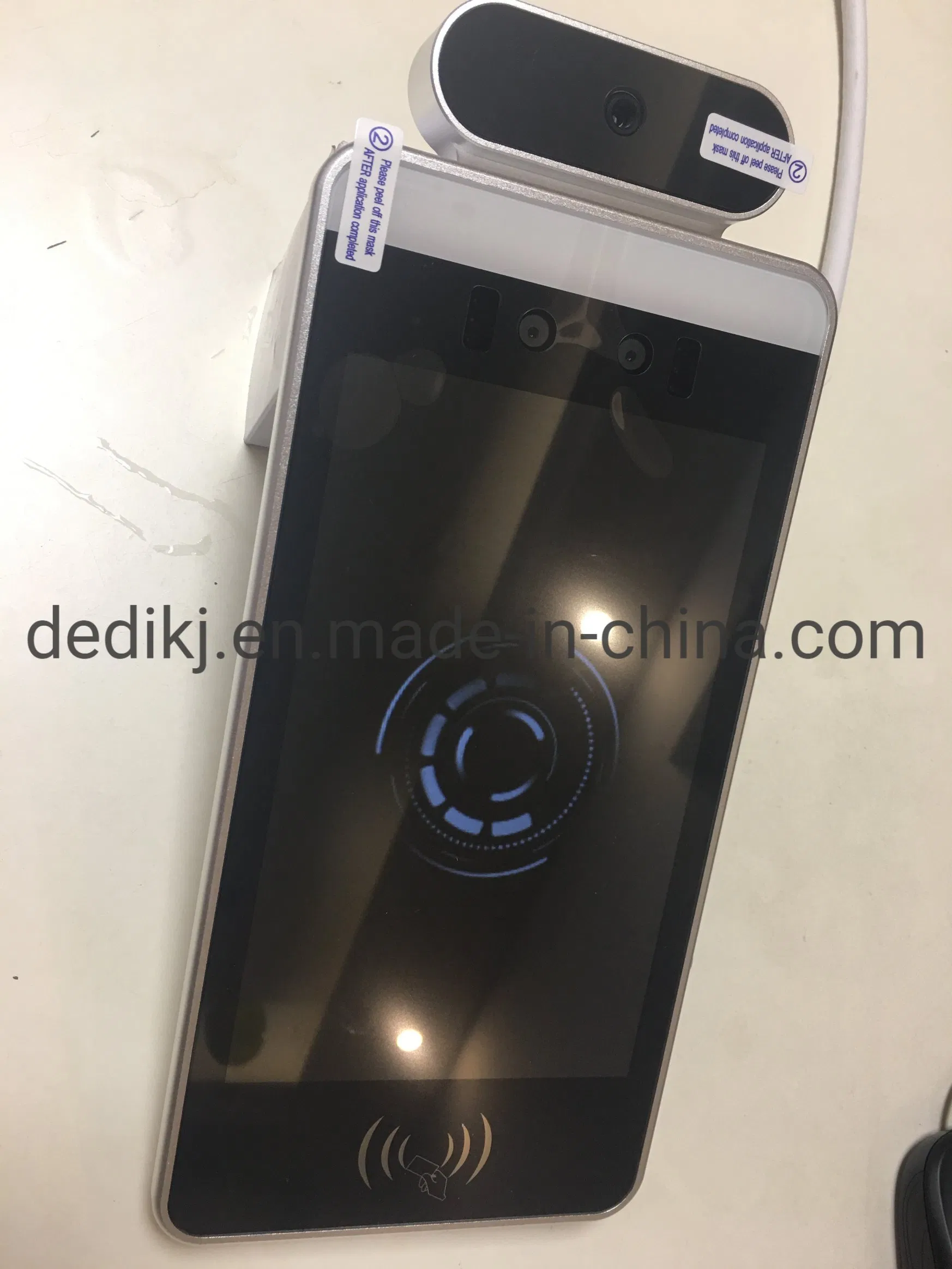 8inch Facial Mask Recognition Detection Network Thermal Infrared Temperature Control IP Camera with HD LCD Screen