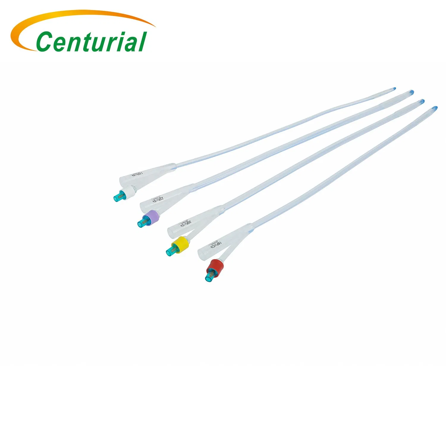 Hospital Disposable Sterile EOS Disinfecting Type 6fr to 24fr Double Cavity Silicone Catheter