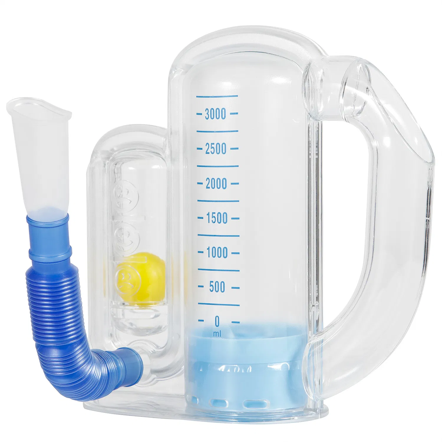 New Arrival Handheld Lung Breathe Trainer Breathing Exercise Device Portable Air Breathing Exercises Lungs
