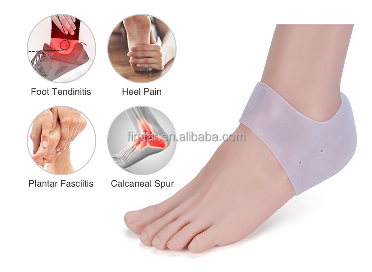Women Footcare Products Heel Protectors Pads Cushion Pain Moisturizing Gel Heel Socks