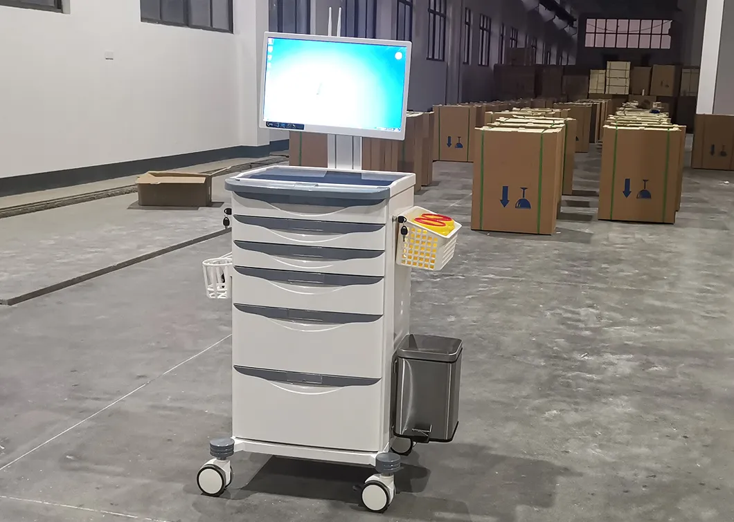 Nursing Computer Cart Detail