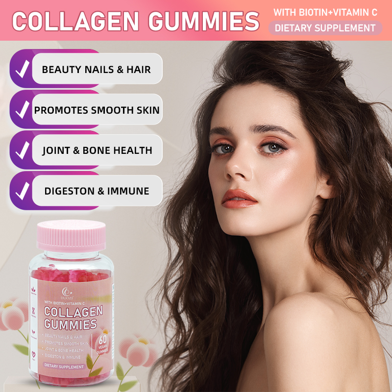 Skin Whitening Collagen Gummies Biotin Vitamin C Beauty Products