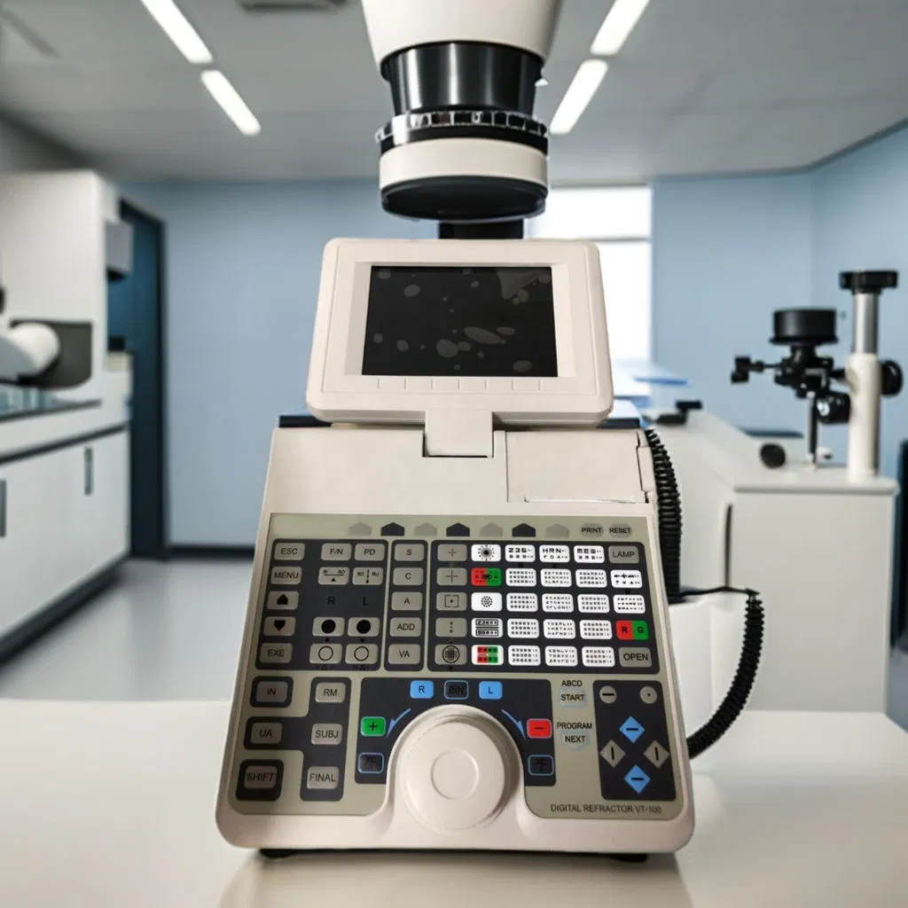 Auto Phoropter Ophthalmic Equipment with Refractometer Function Durable Metal Construction