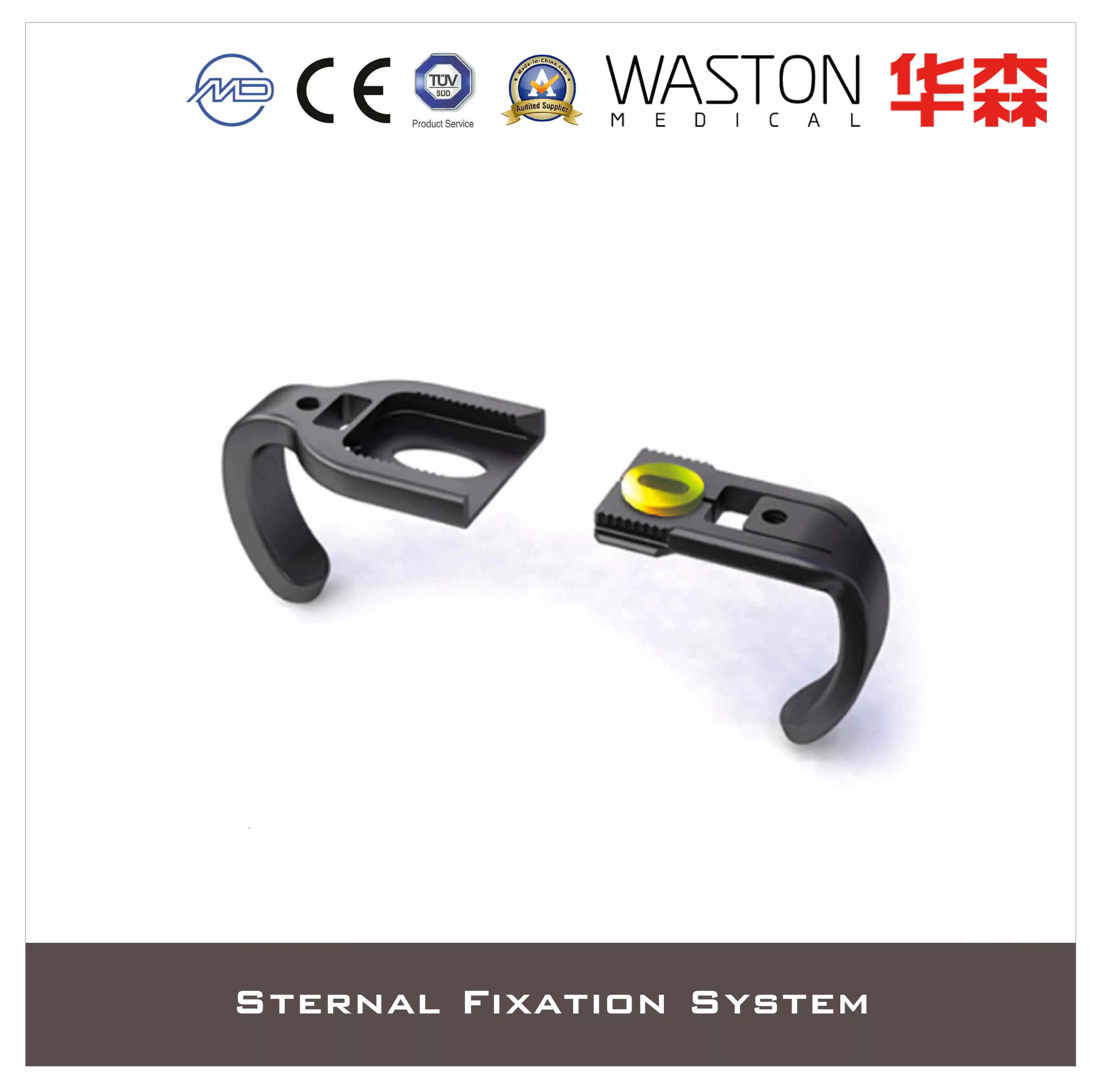 Sternal Closuare System, Sternalink, Itanium Alloy, Orthopedic Implant, Trauma, Surgical, Medical Instrument Set, with CE/ISO/FDA, Small Fragment, Large Fragmen