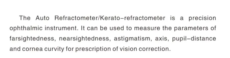 Instrument Description