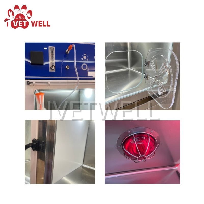 Intelligent Environmental Control Veterinary ICU with 10-20 Ventilations/Hour Carbon Light Disinfection