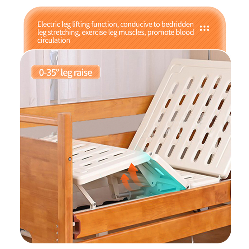 Medical Nursing Bed Wooden Multifunctional Nursing Bed